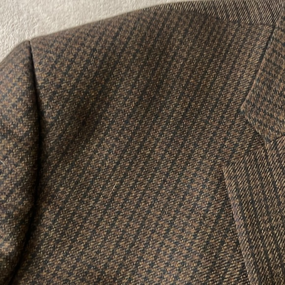 Joseph Feiss Men's Sport Coat Blazer Two Button Plaid Lambswool Classic Fit 52R - Picture 11 of 11